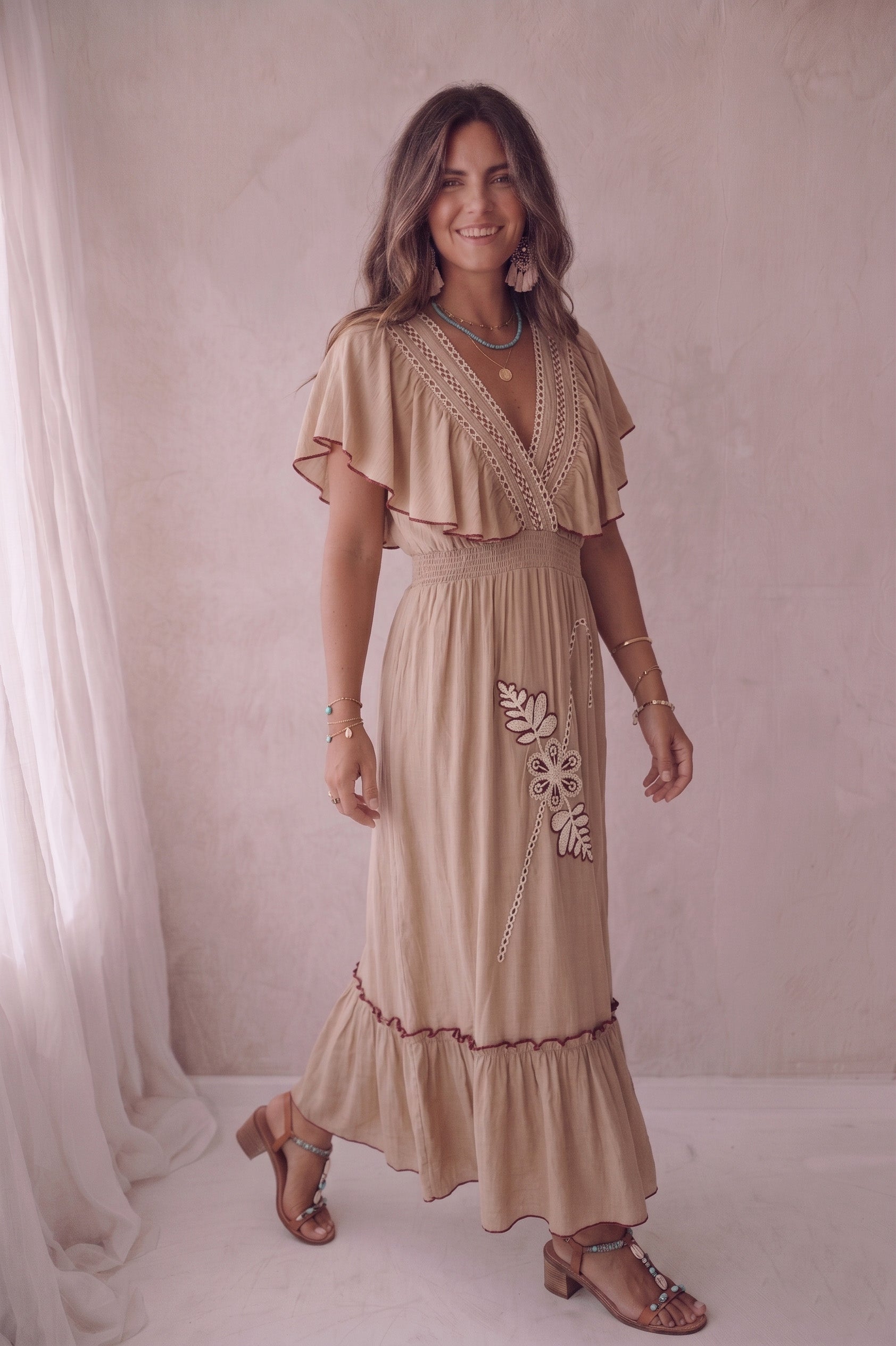 Robe Cloe beige
