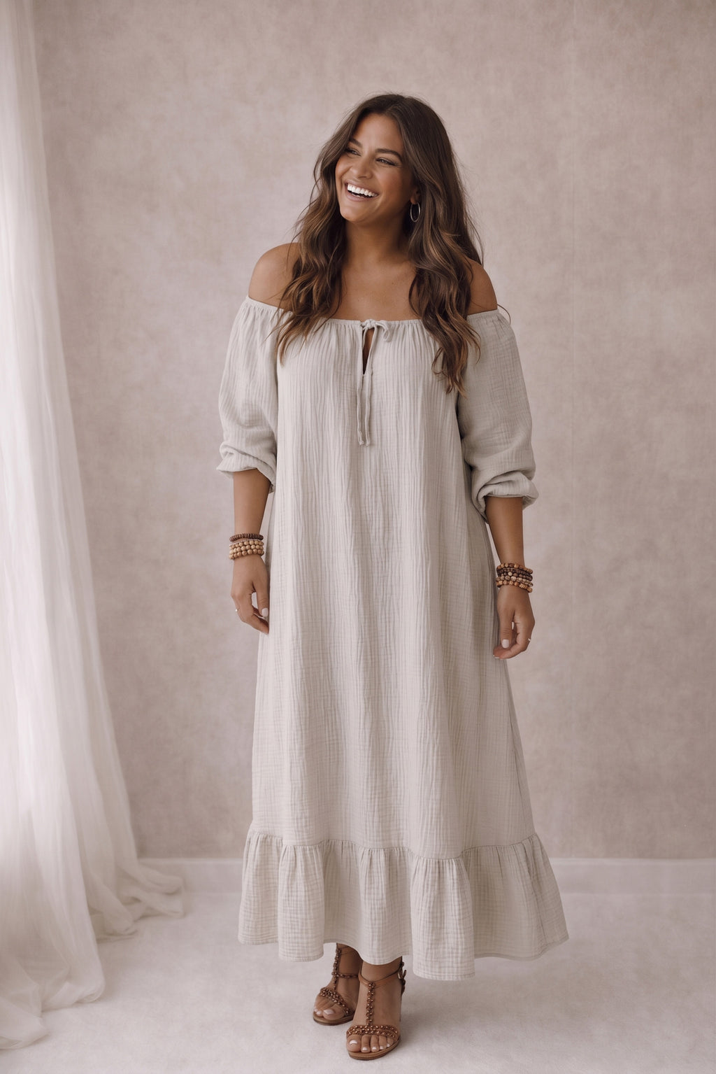 Kleid Wies Beige