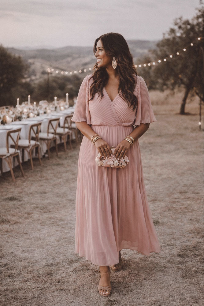 Jurk Flore licht roze