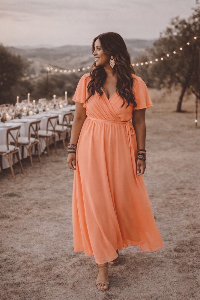 Dress Mees peach