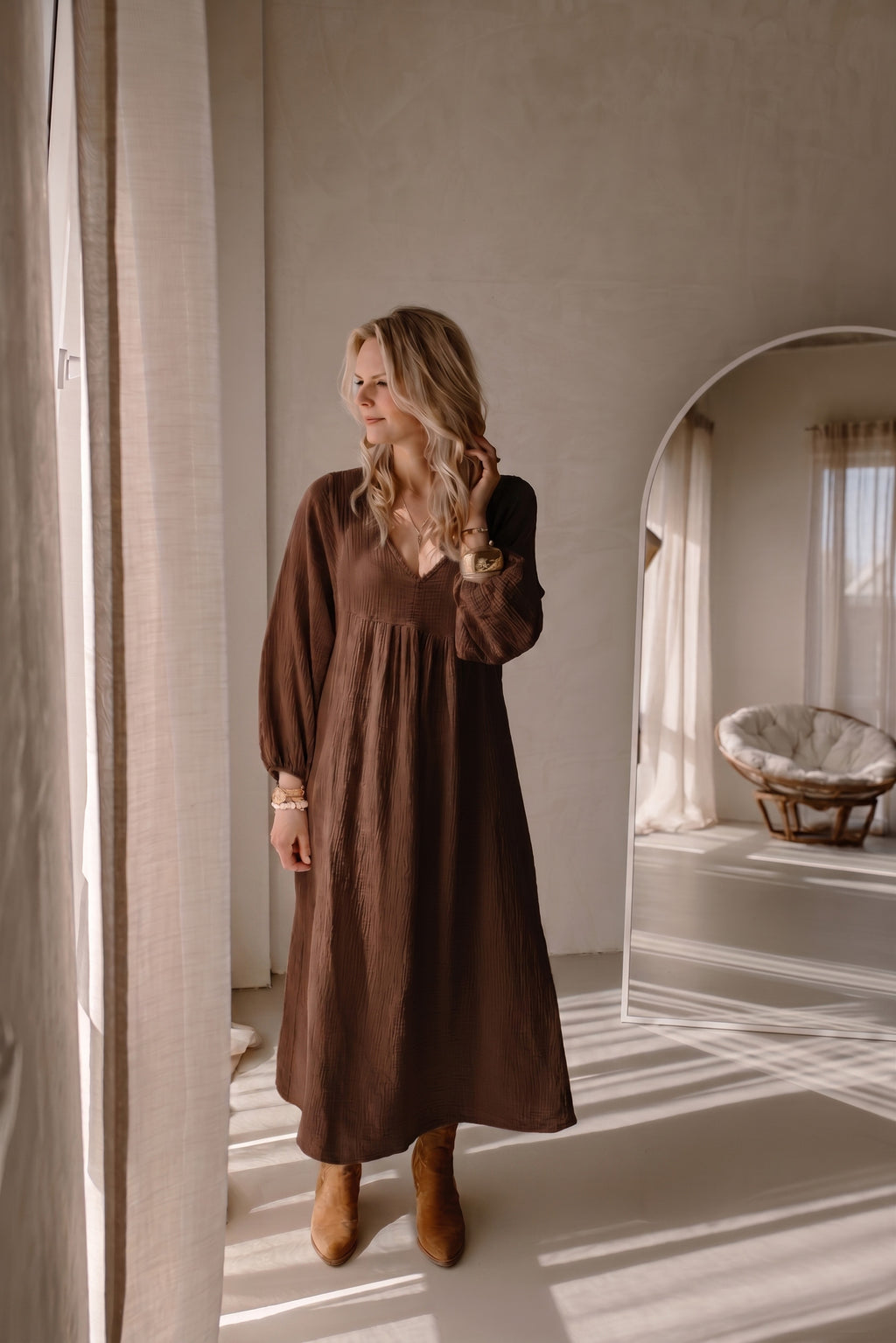Nova dress beige