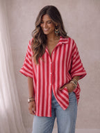 STUDIO PIECE ⚡Striped chiffon blouse