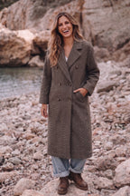 Jas Fleur gemêleerd - Taupe