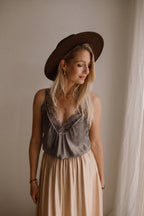 Top kant donker taupe