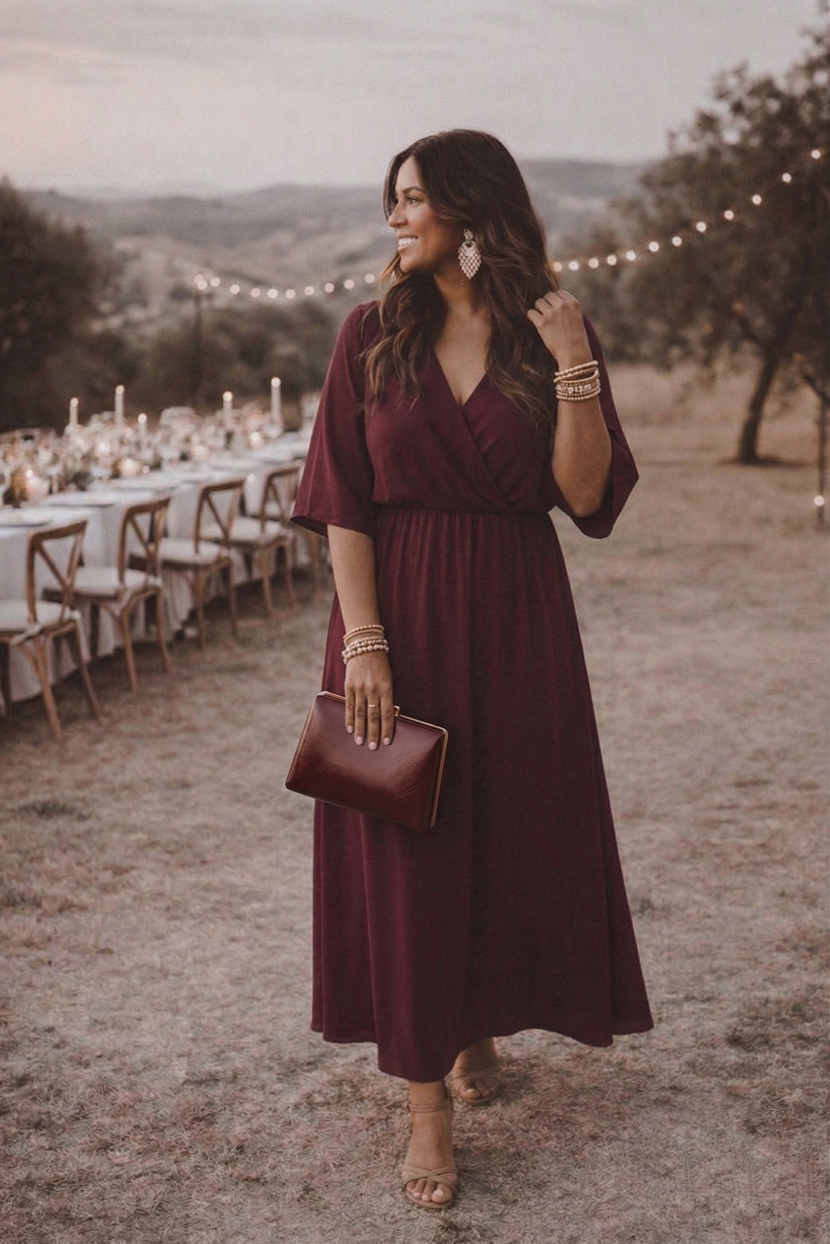 Dress Puck burgundy