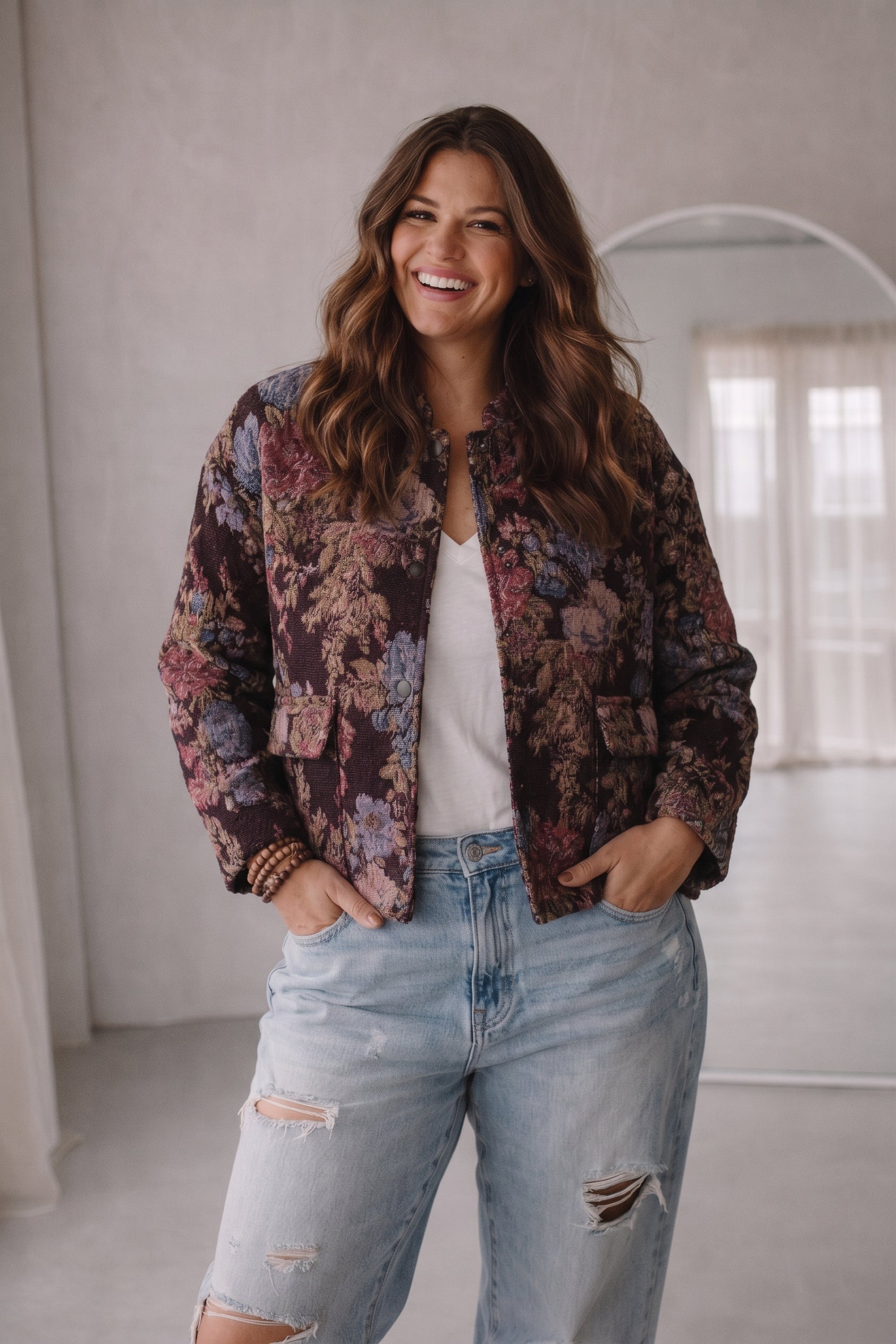 Jacke Modell Sera Braun