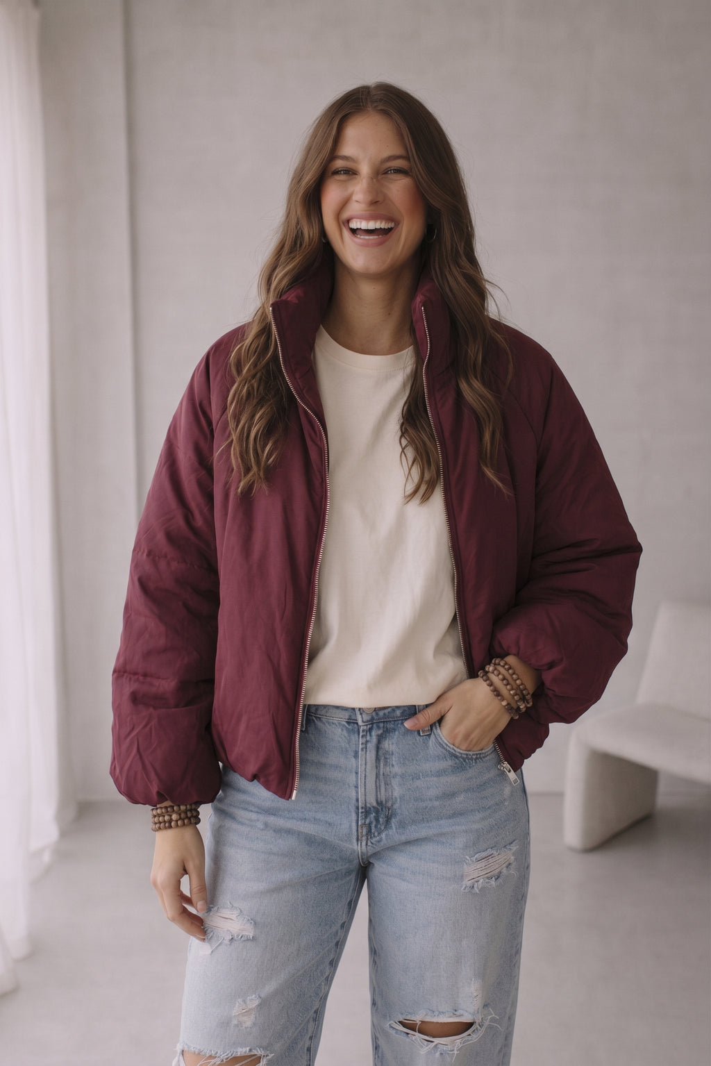 Jasje model Pip burgundy