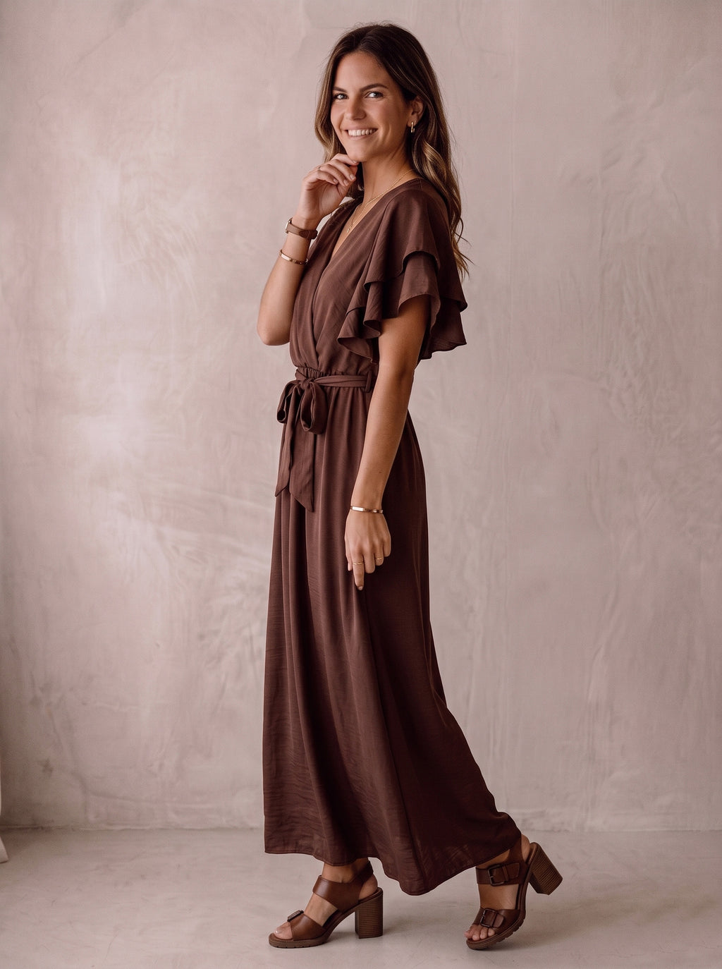 STUDIO PIECE ⚡ Kleid Carly braun