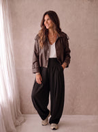 Jacke Modell Jade Braun