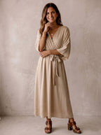 PIÈCE STUDIO ⚡ Robe Floor beige