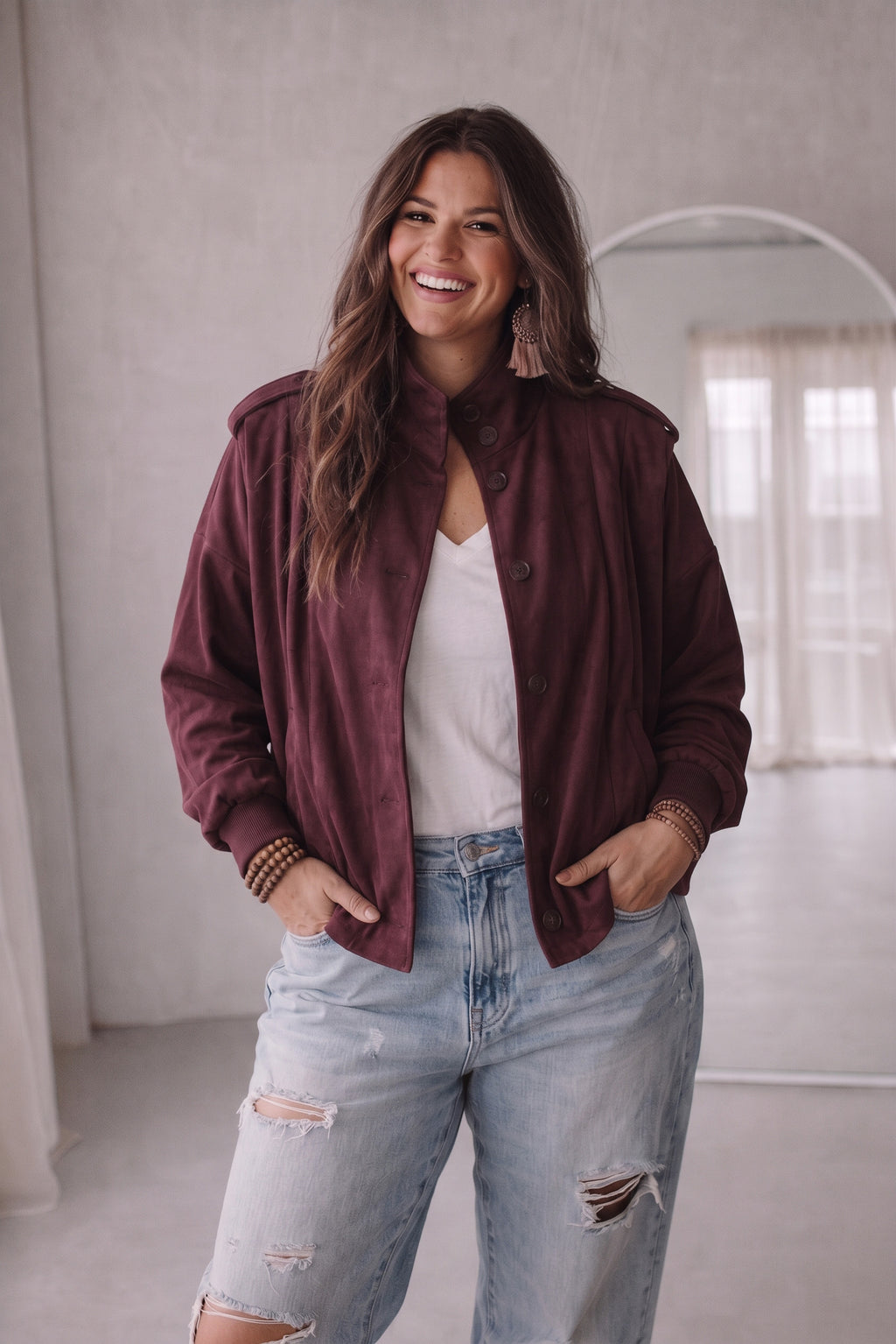 Loïs Jacket - Burgundy