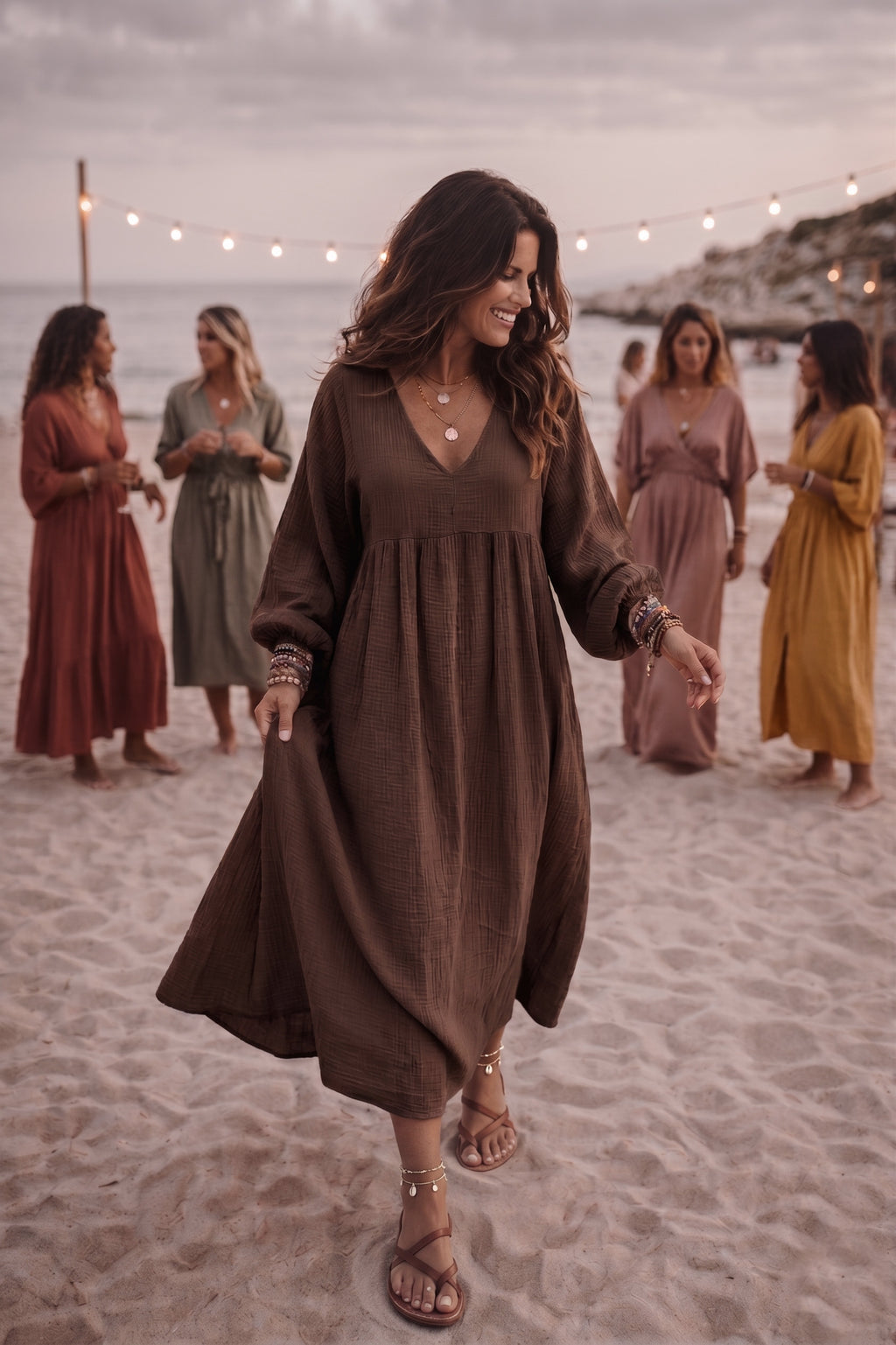 Nova dress beige