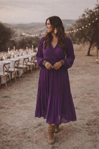 Dress Fem purple