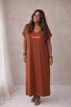 Iconic Dress rust