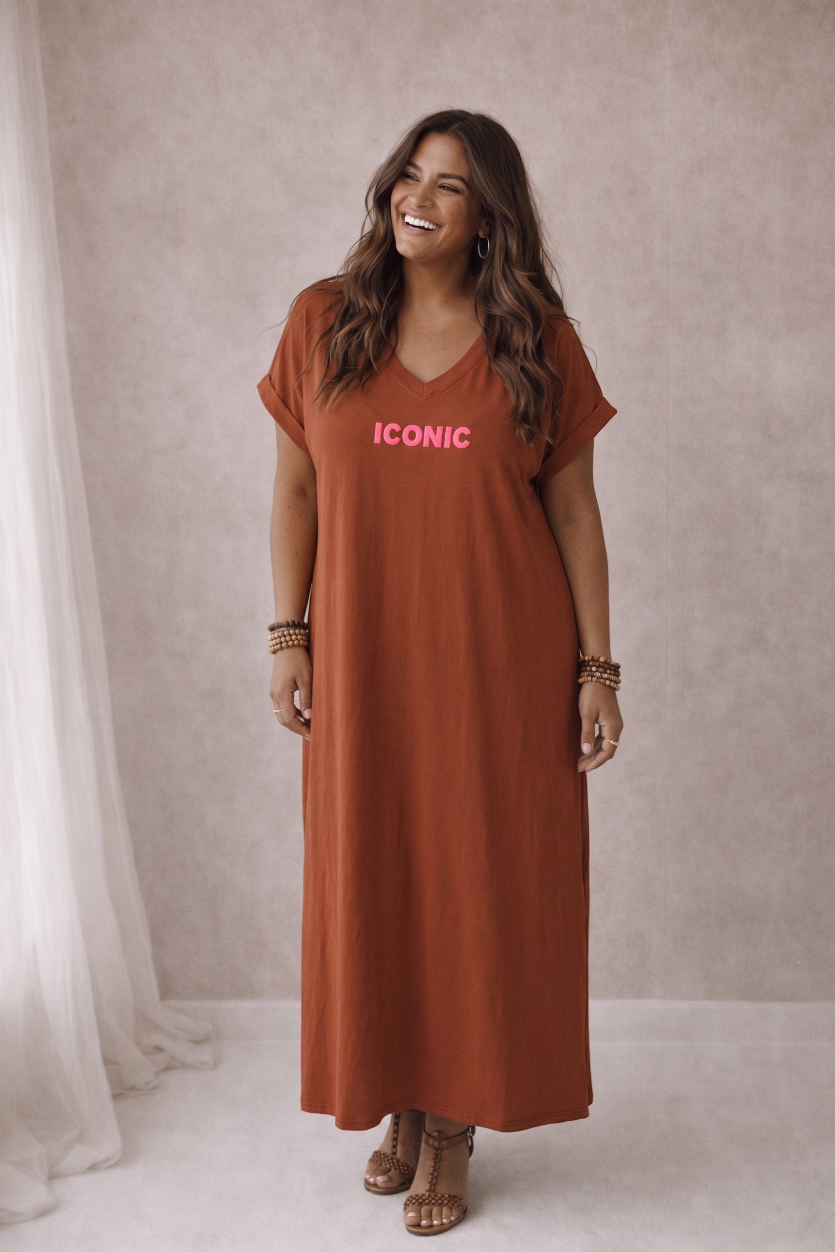 Iconic Dress rust