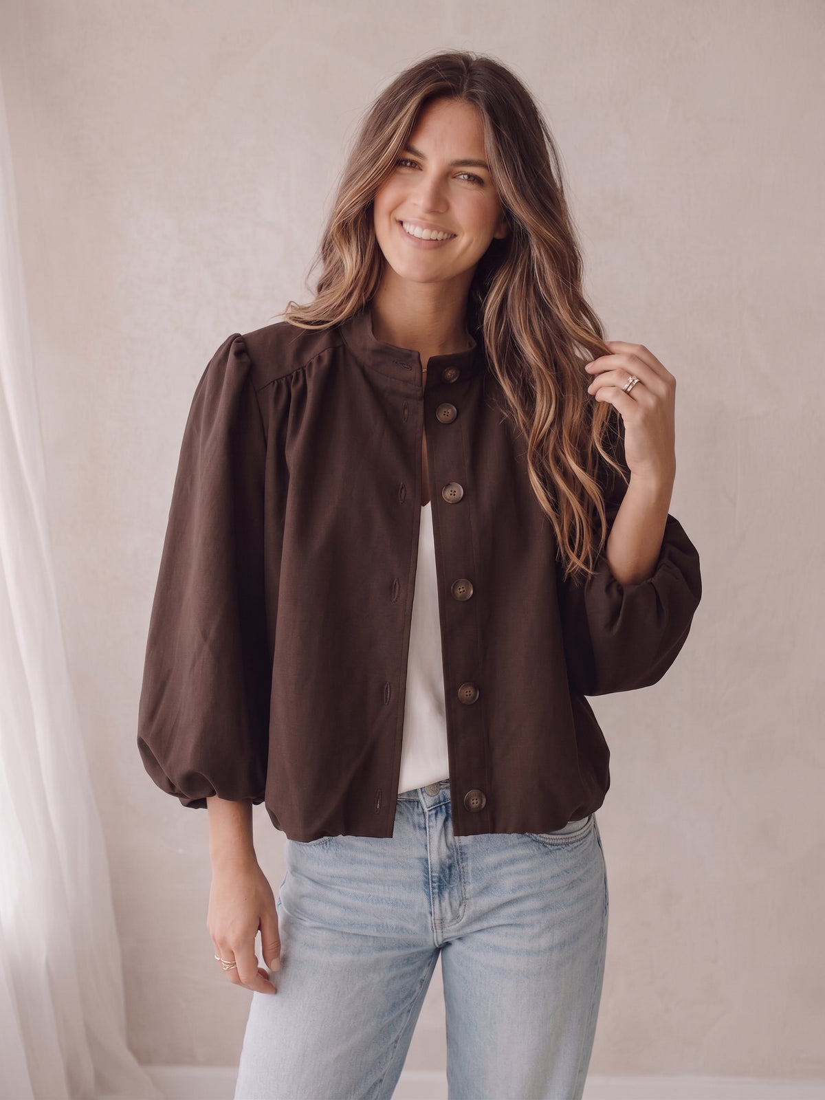 Jacke Modell Jade Camel