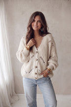 Strickjacke Soof - Beige