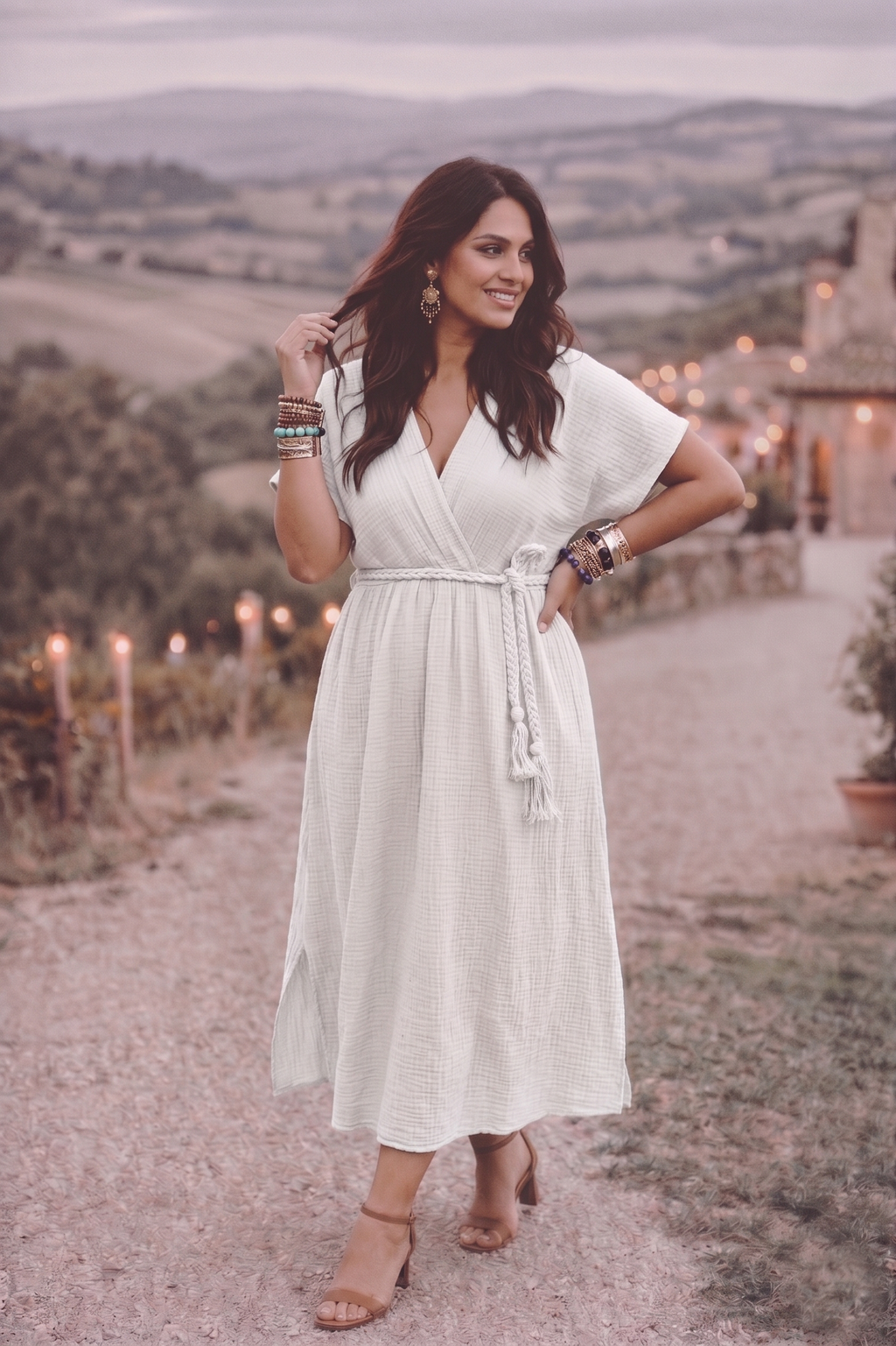 PIÈCE STUDIO ⚡ Robe Nien blanche