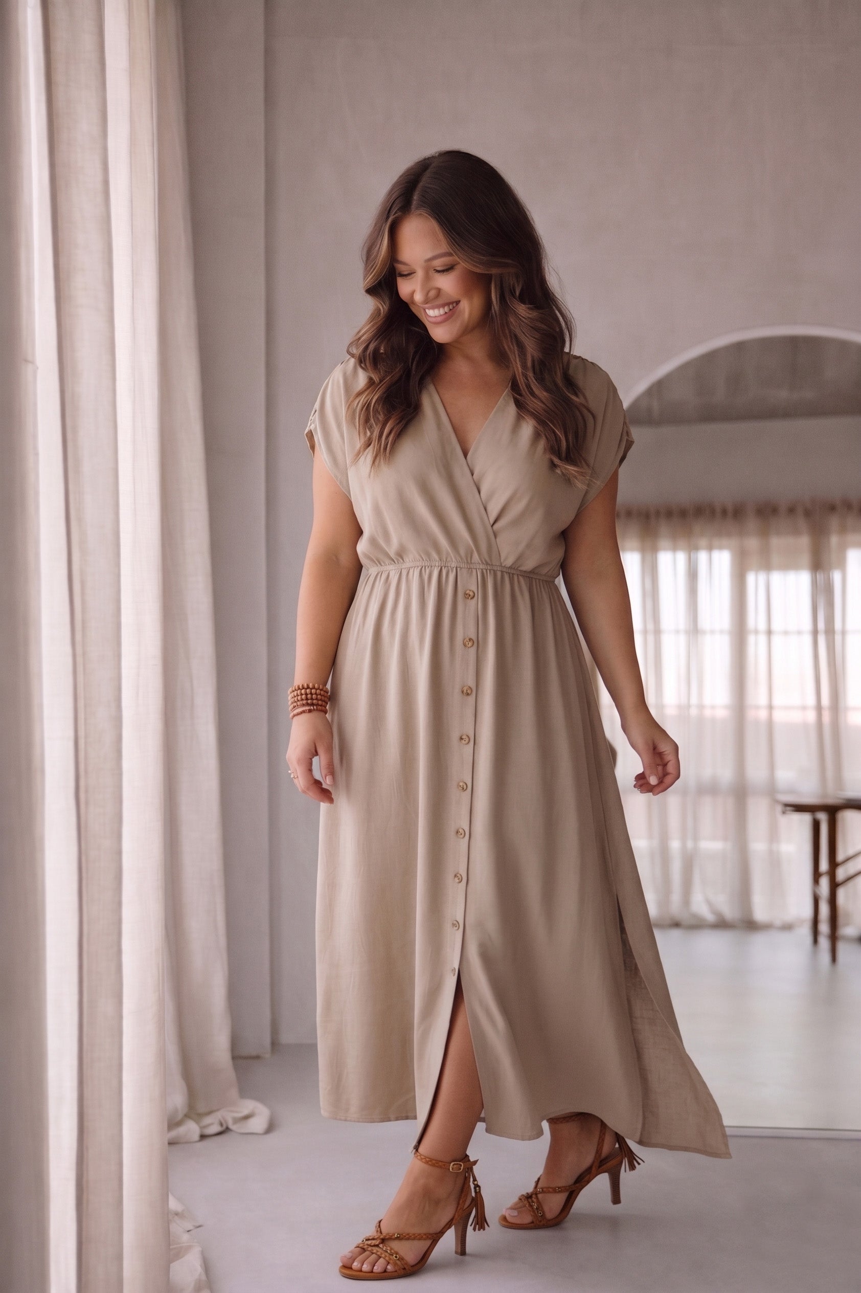 Soof dress beige