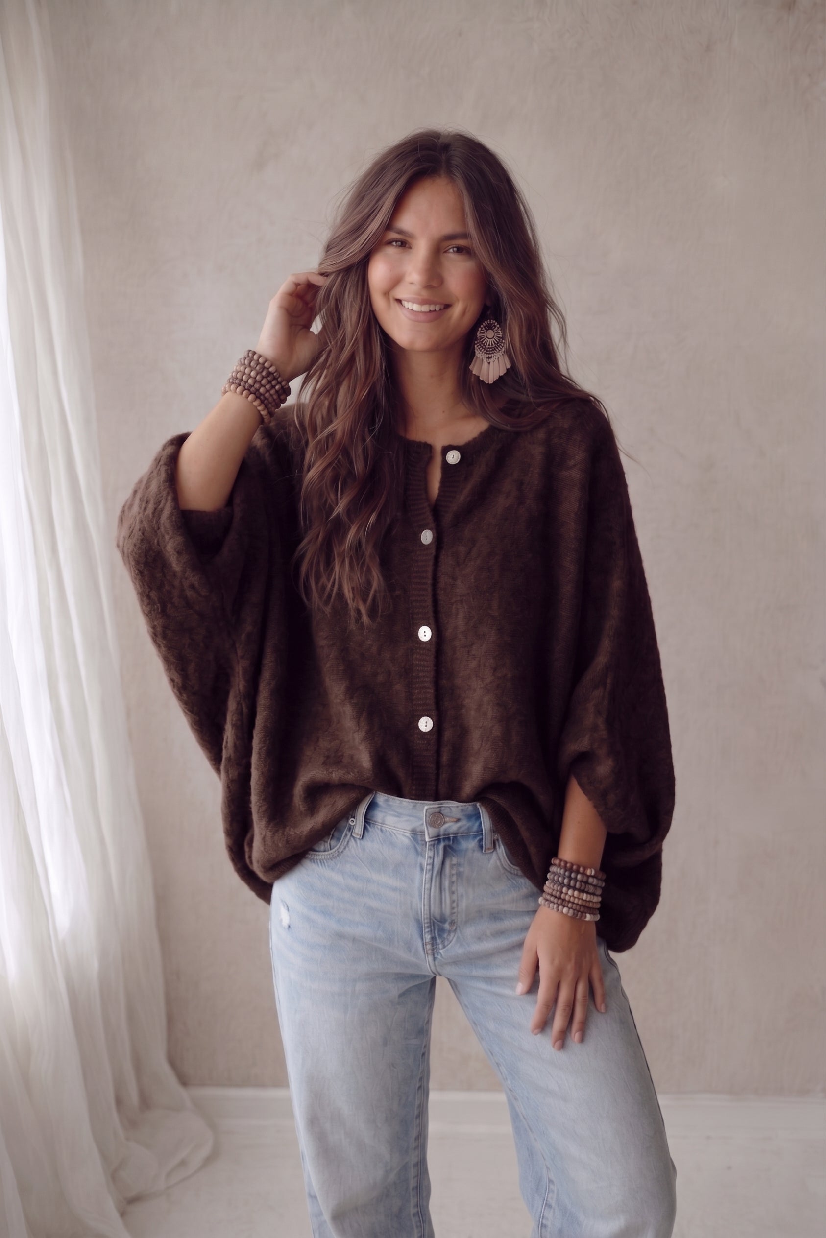 Cardigan Model Liz beige