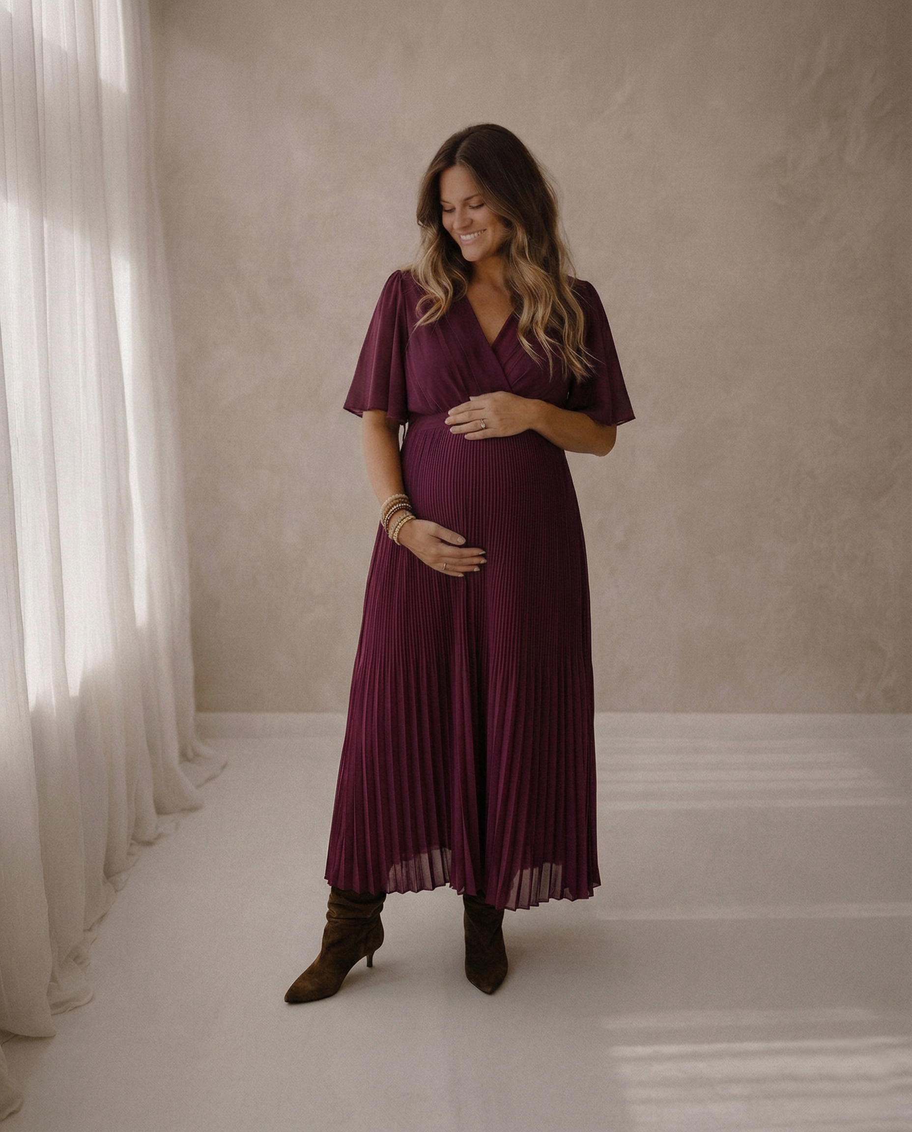Robe Josy Burgundy