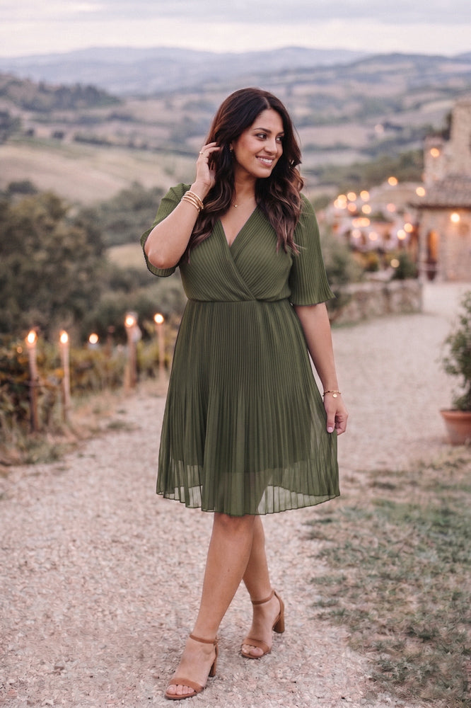 Jurk Sammy leger groen