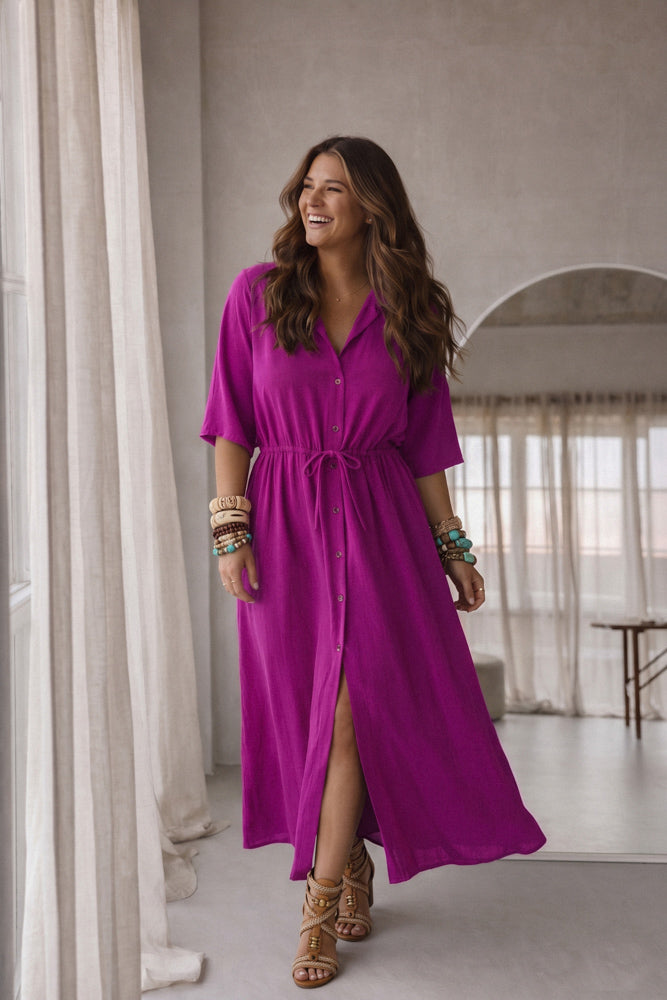 Cato brown dress