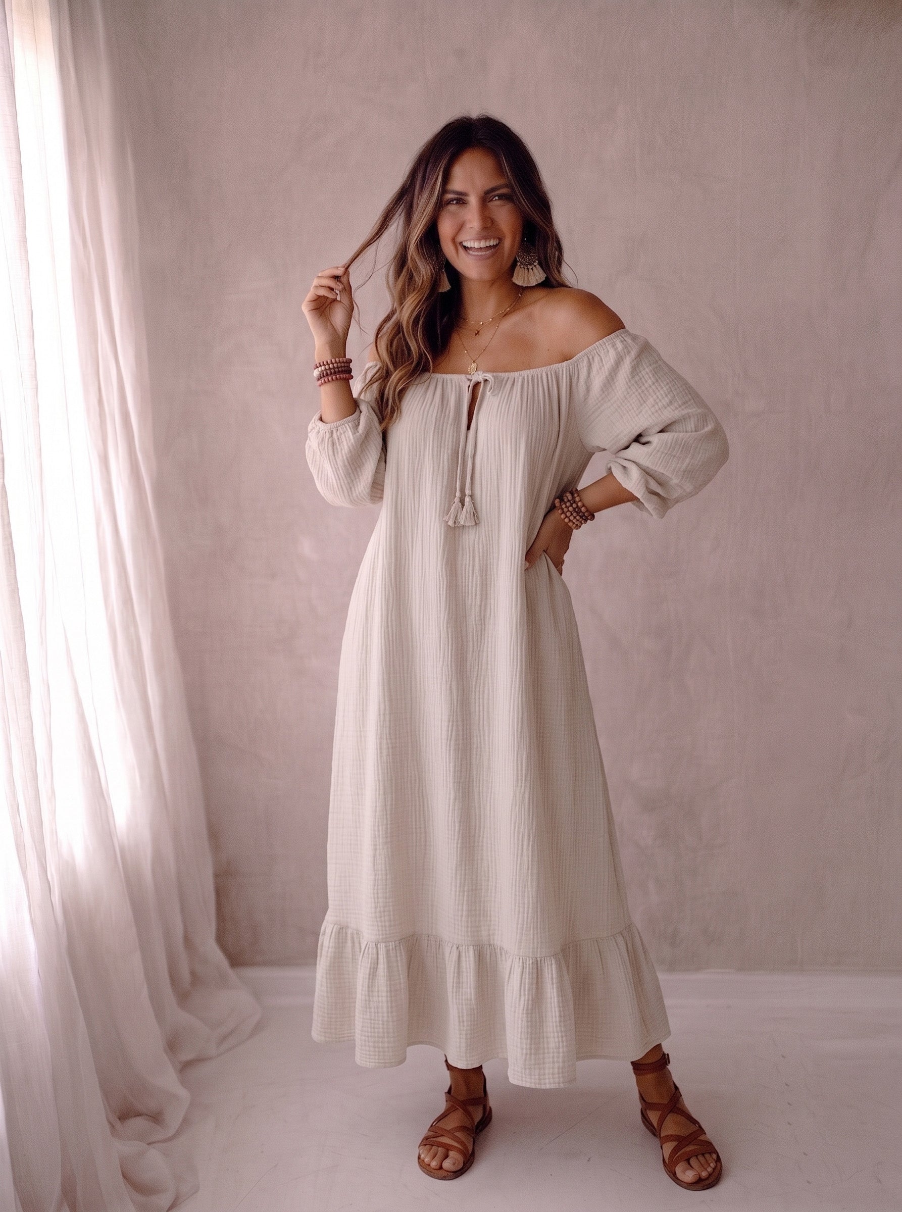 Wies Dress Beige
