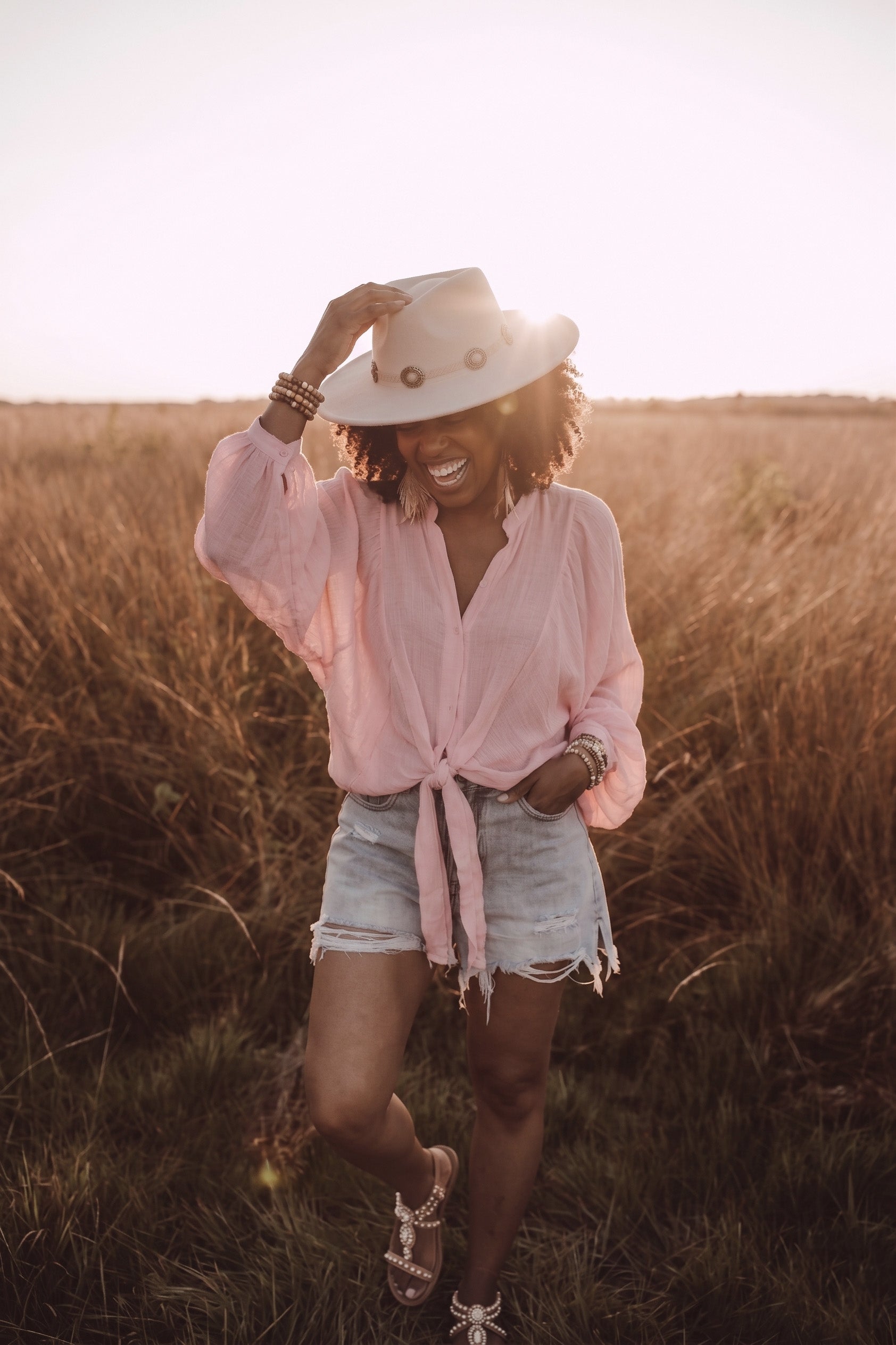 Blouse James beige