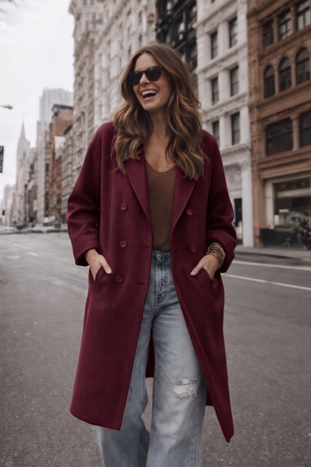 Jas Fleur - Burgundy