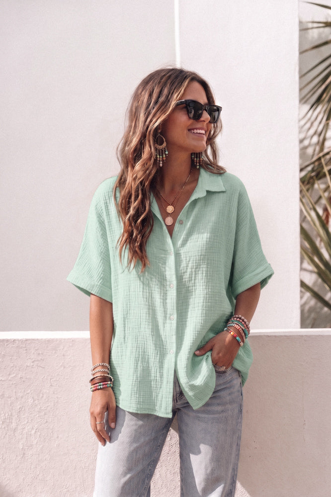 Blouse Mousseline mint