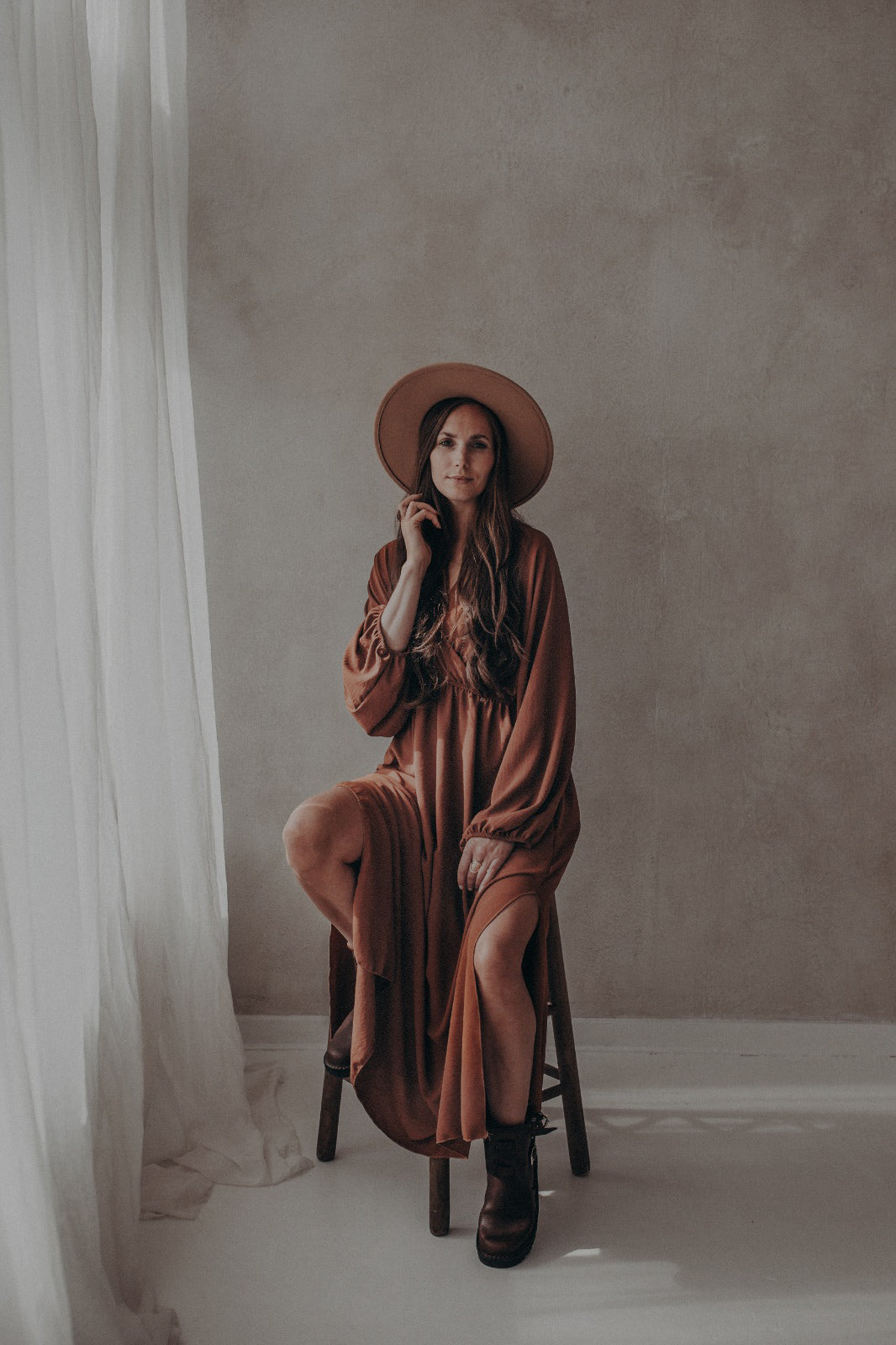 Jurk Lola Camel