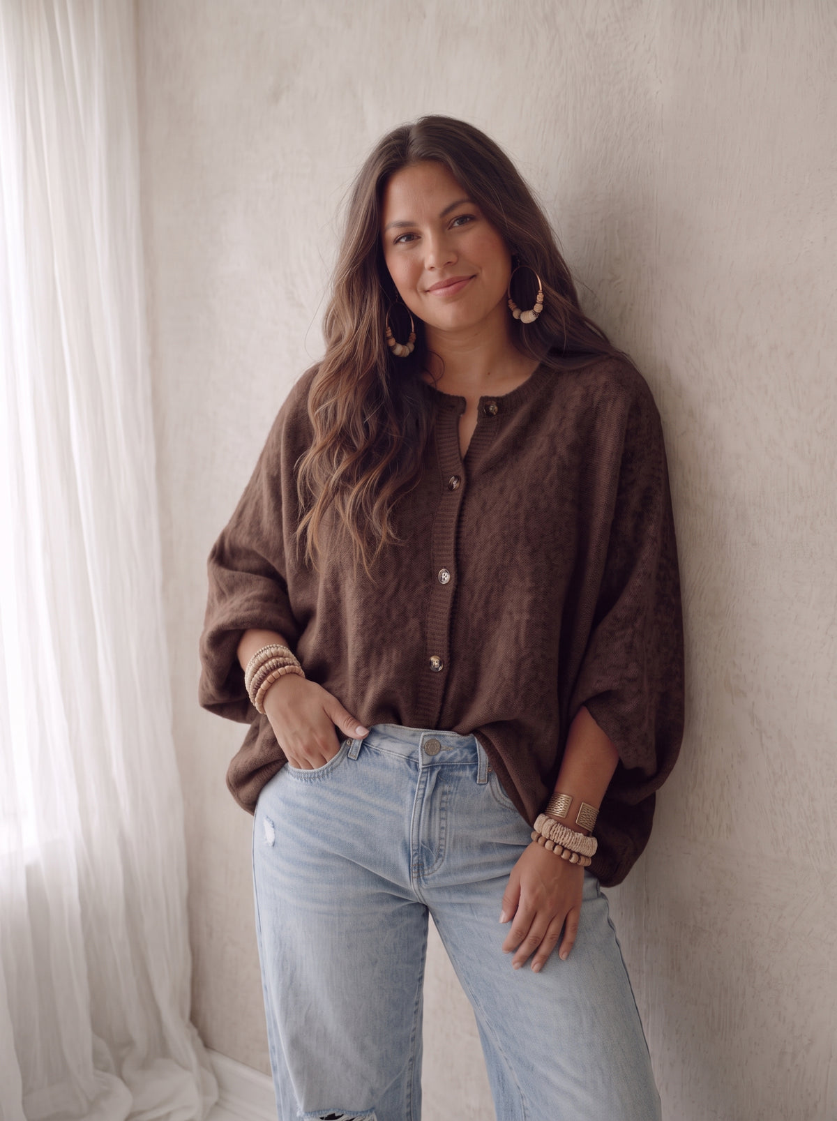 Liz Cardigan - Brown