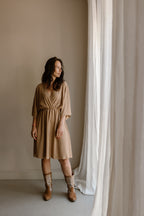 Jurk Jip licht camel