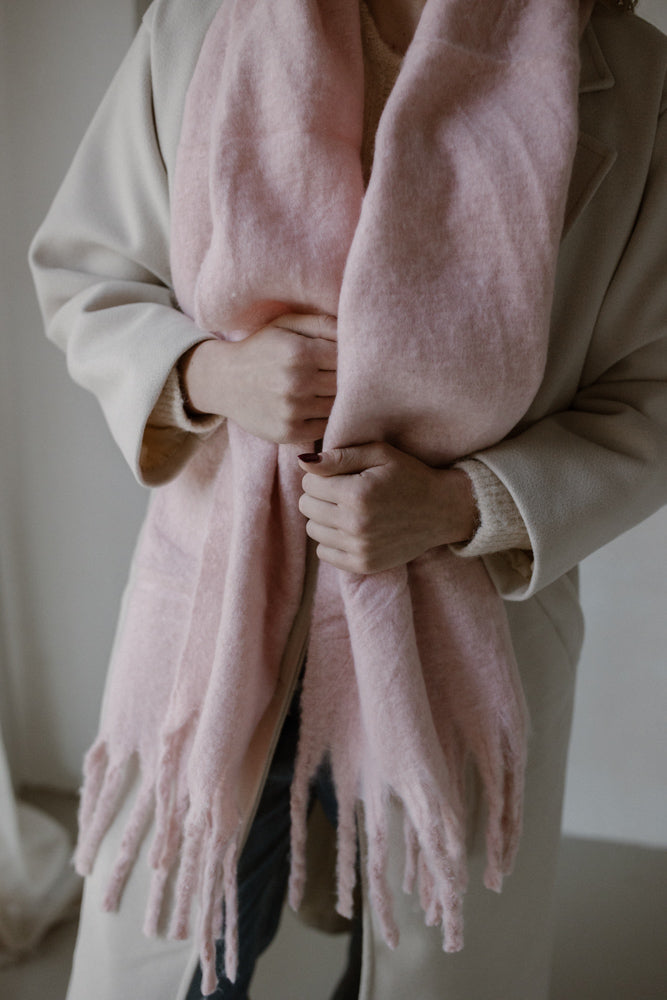 Scarf mo soft pink
