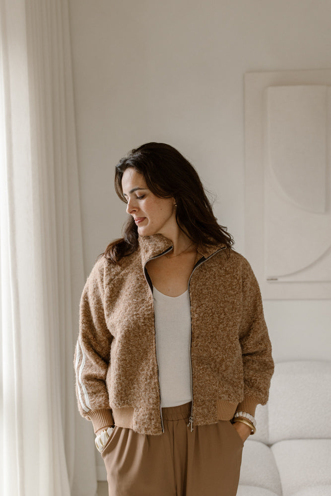 Jacket Loes Warm Beige
