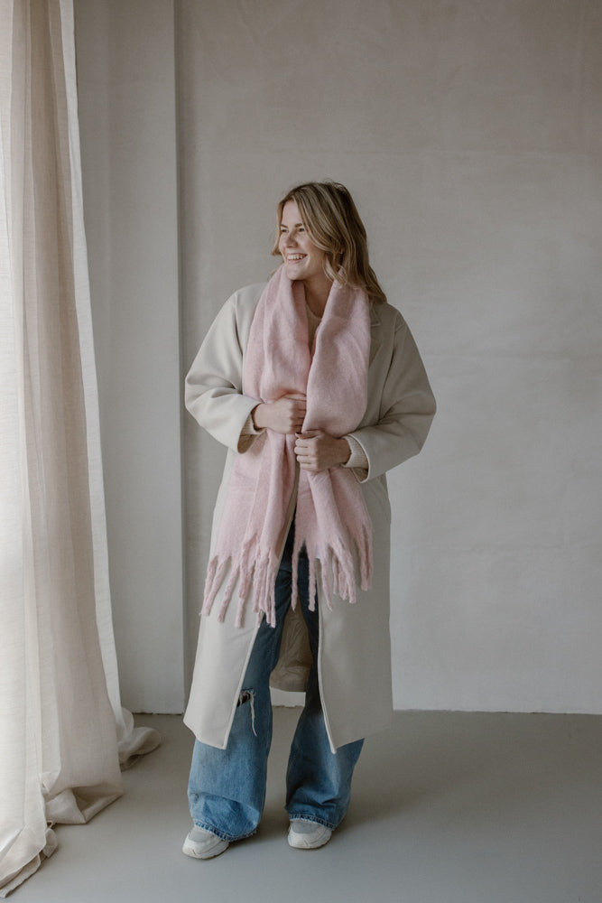 Scarf mo soft pink