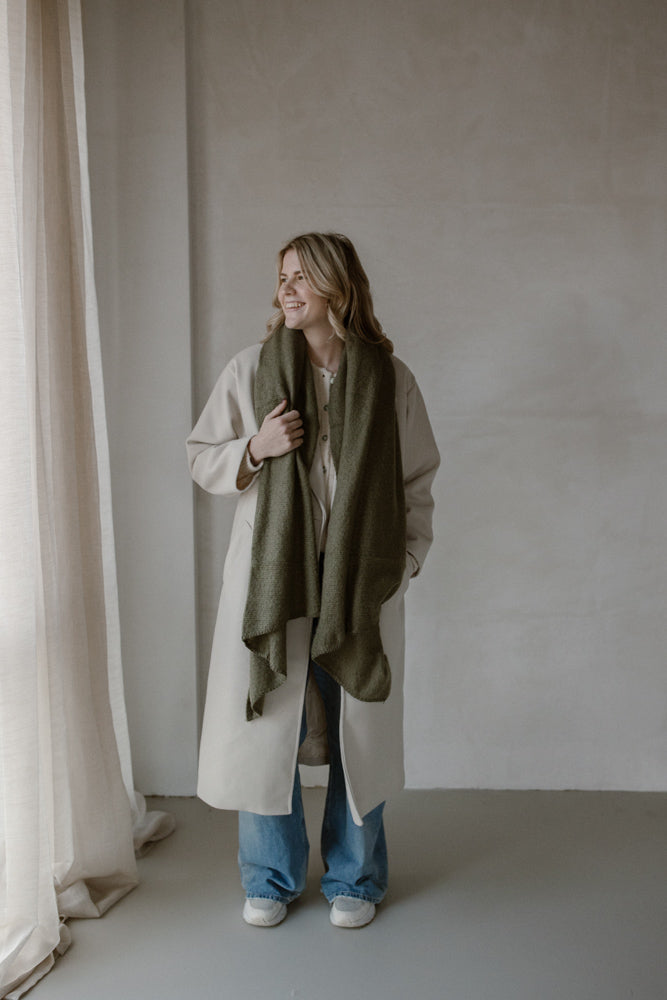 Scarf kikki soft green