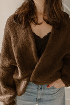 Vest Sara Donker Bruin