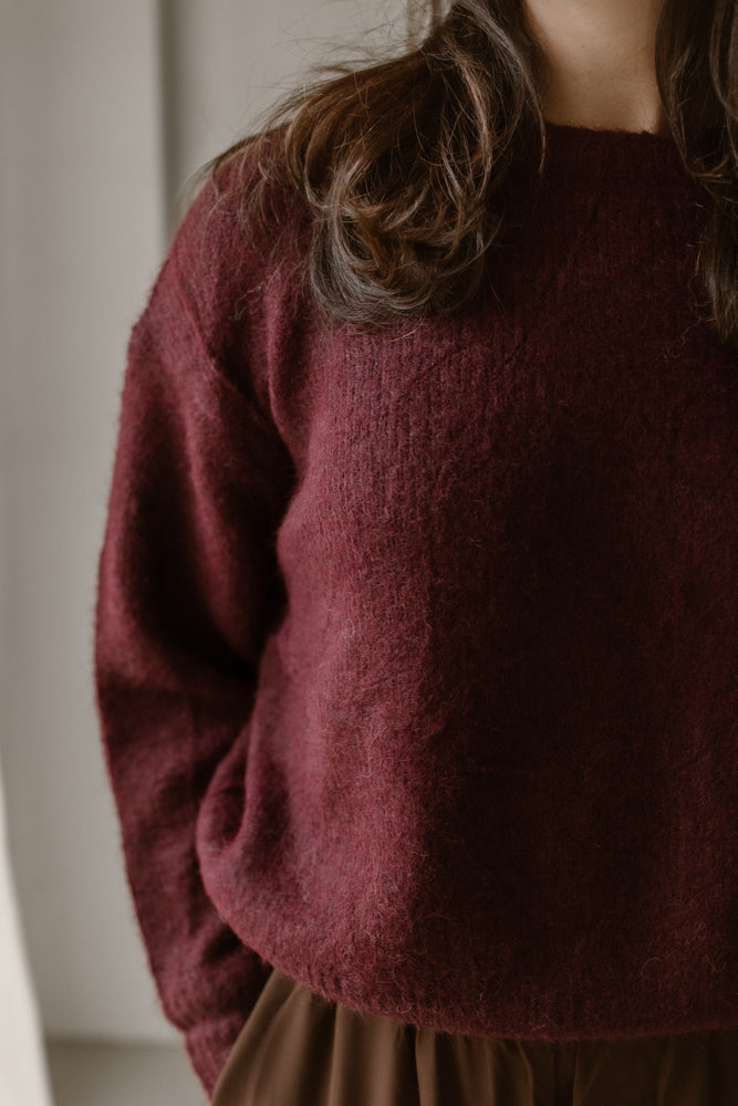 Trui Lily Bordeaux