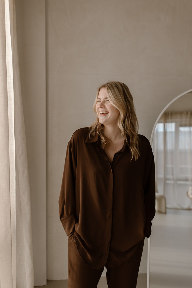 Blouse Fay Marron