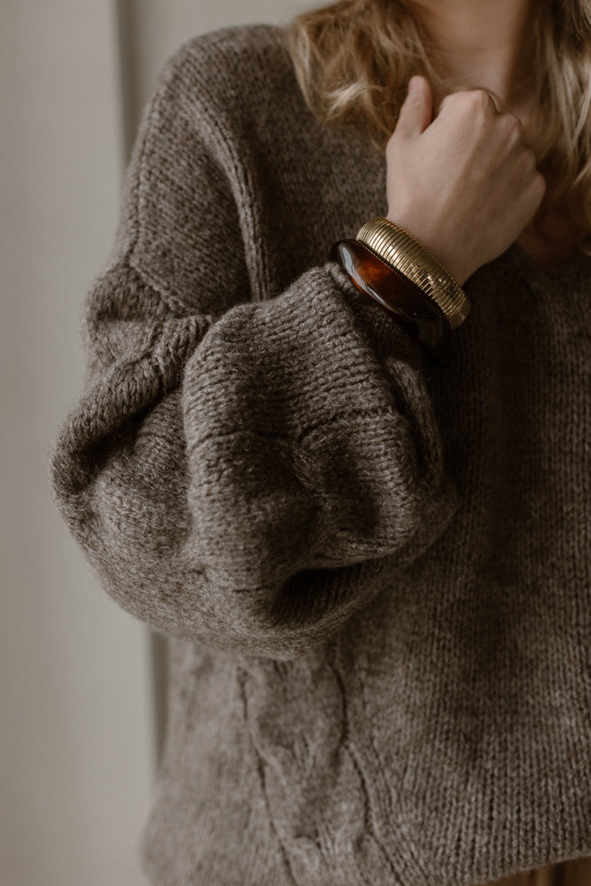 Sweater Feline Taupe