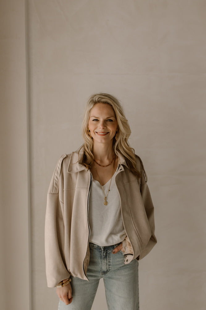 Veste Fem Crème