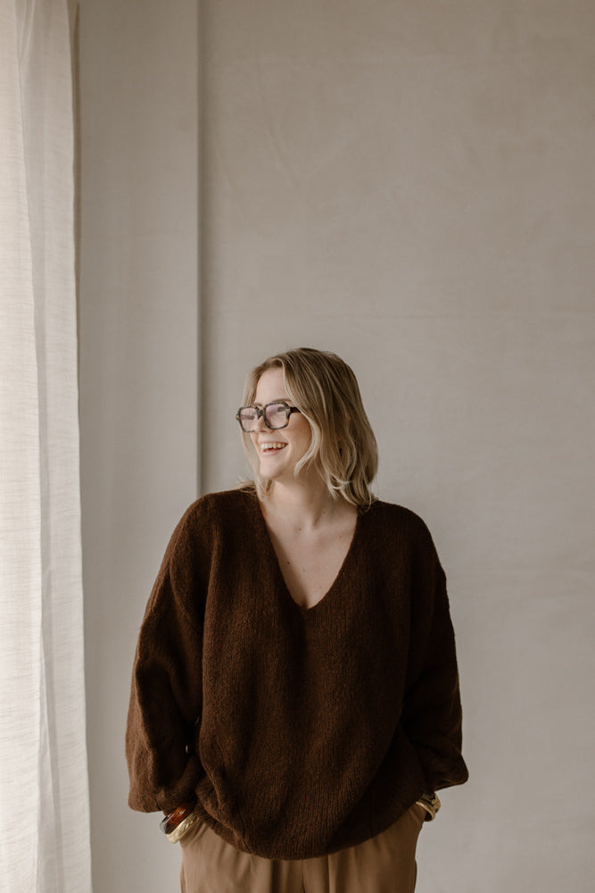 Sweater Feline Brown