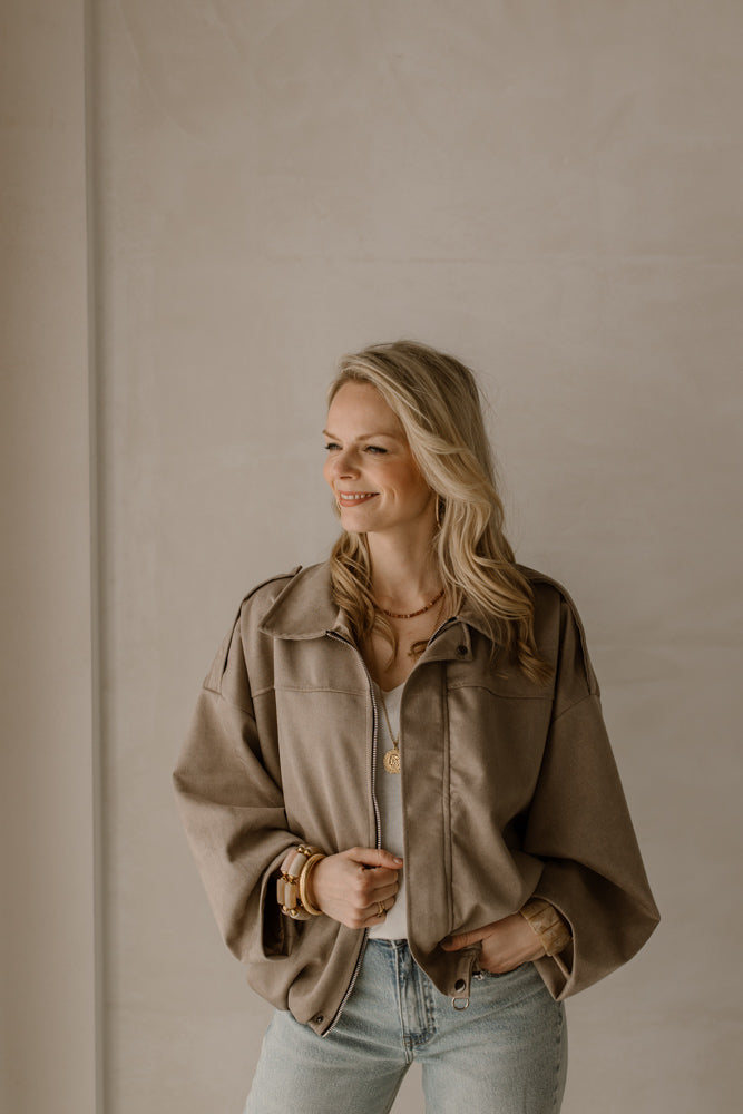 Fem Taupe Jacket