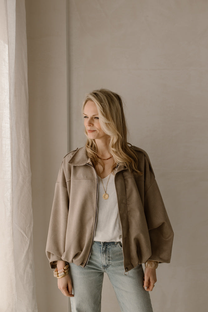 Fem Taupe Jacket