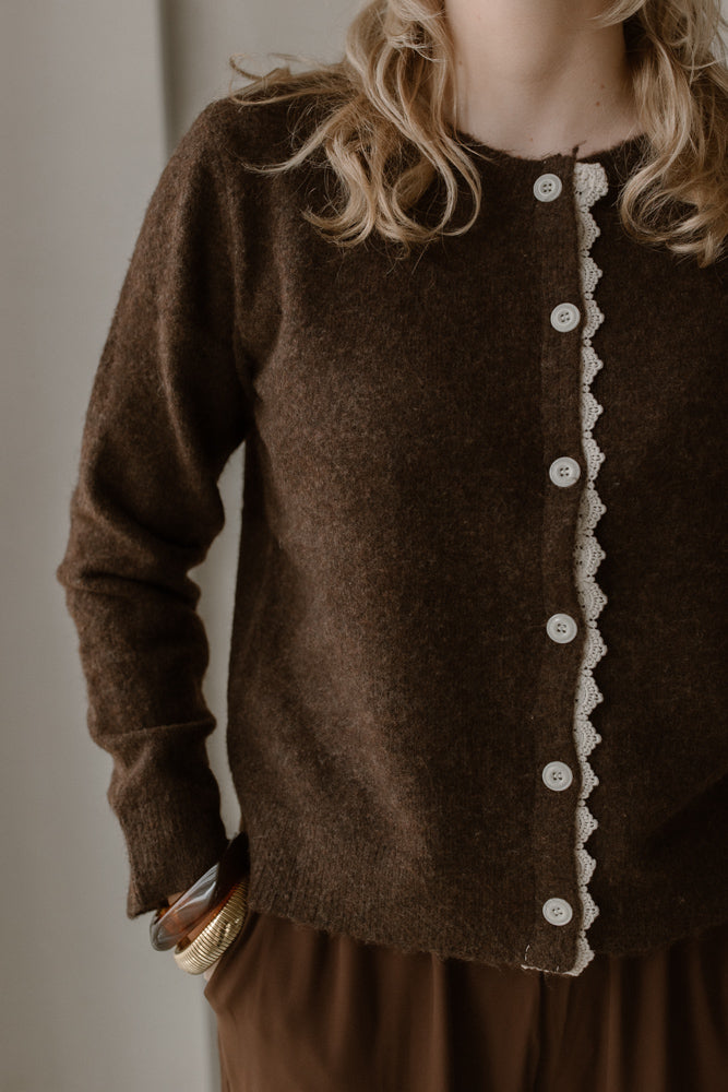 Cardigan Noor brown