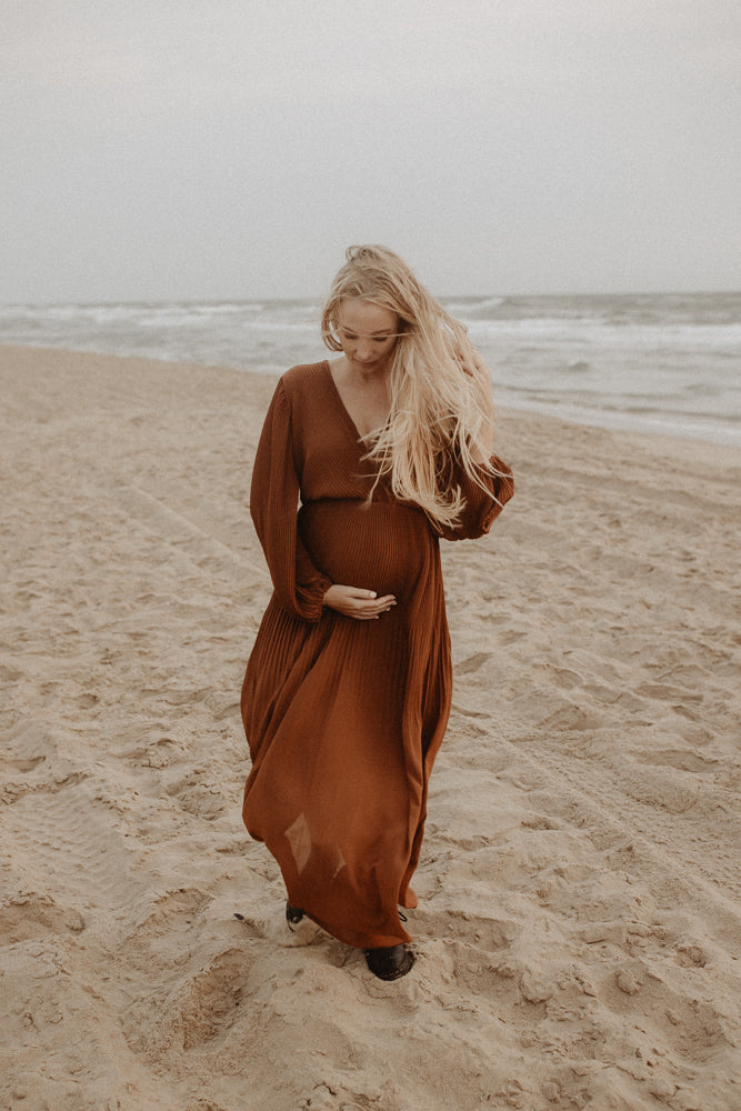 Jurk Fem Camel