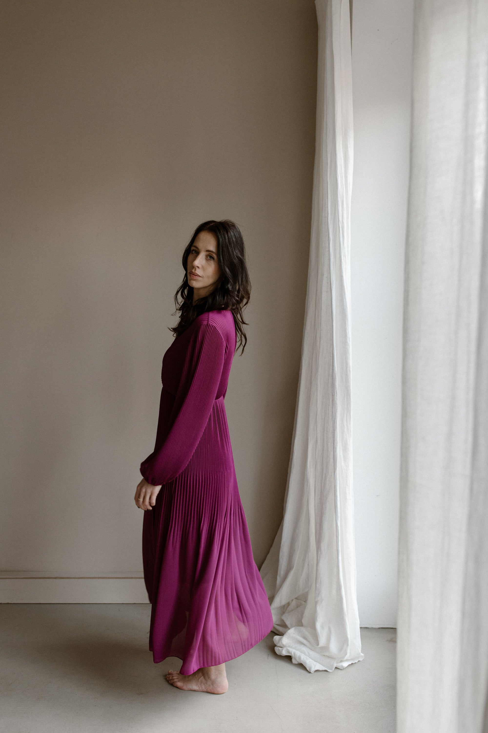 Dress fem cyclamen