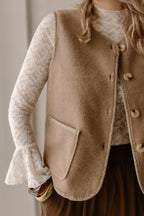 Gilet  camel